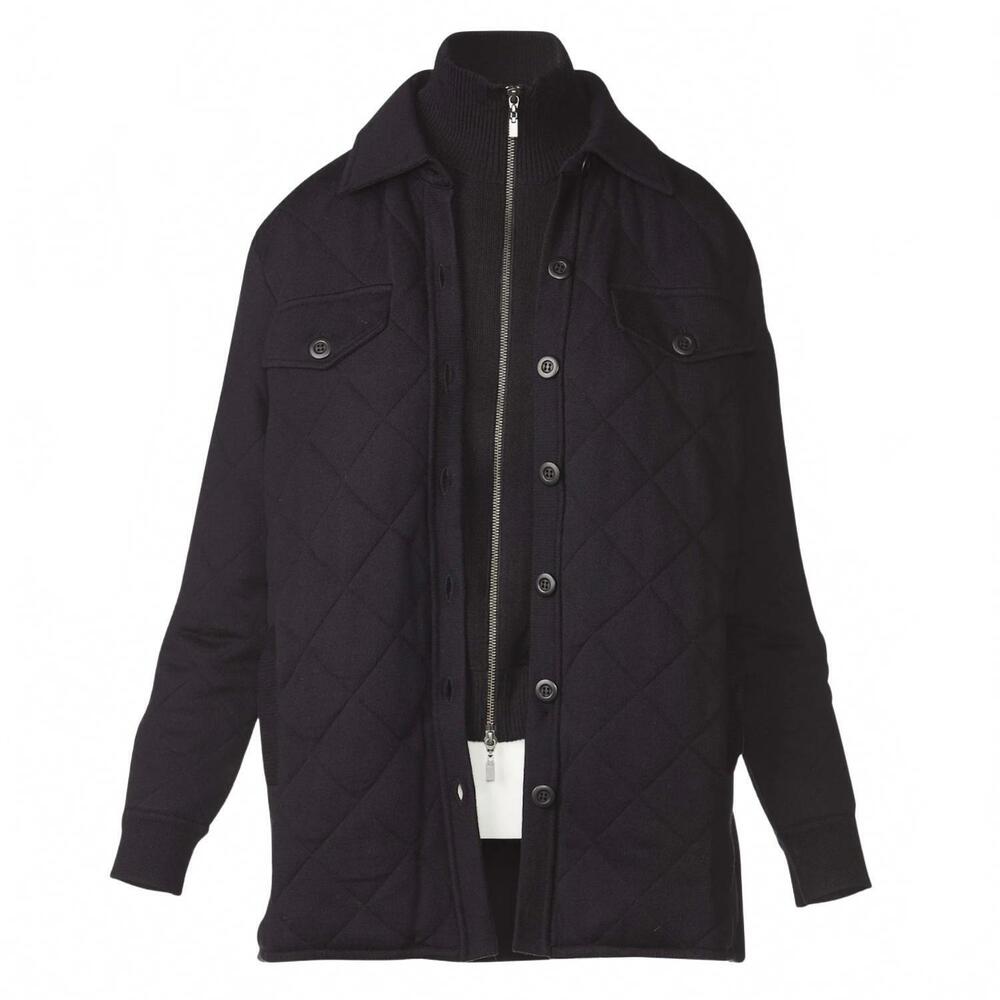 NEW KINROSS women's two in one quilted shacket in black